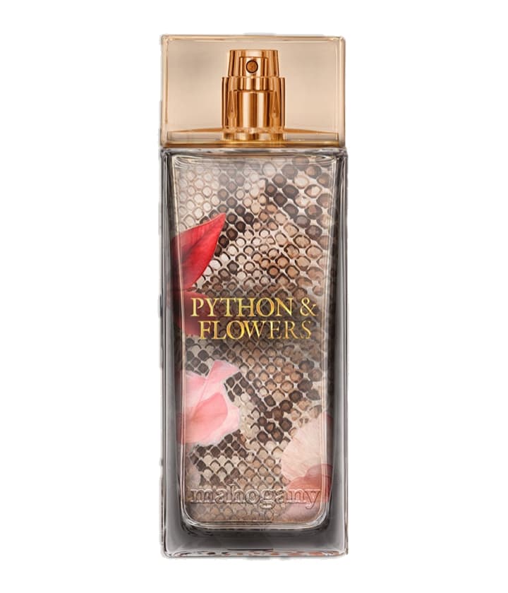 Mahogany Python & Flowers