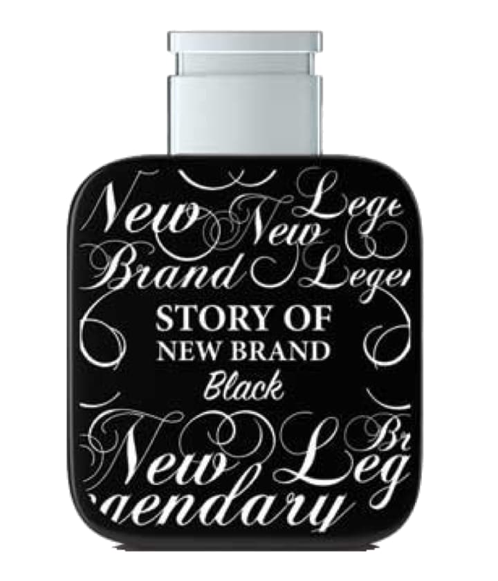 New Brand Parfums Story of Black